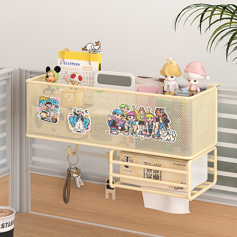 办公桌置物架办公室工位神器悬挂