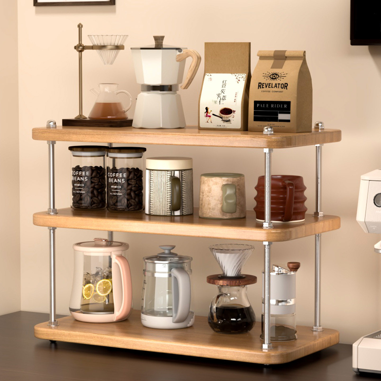 杯架中古风杯子收纳置物架放水杯咖啡杯架茶杯收纳架桌面台面架子,家庭/个人清洁工具,杯架,淘宝优惠券,粉丝福利购,淘宝优惠卷