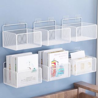 置物架墙上神器壁挂式挂篮学生宿舍上铺床上床头免打孔架子收纳盒