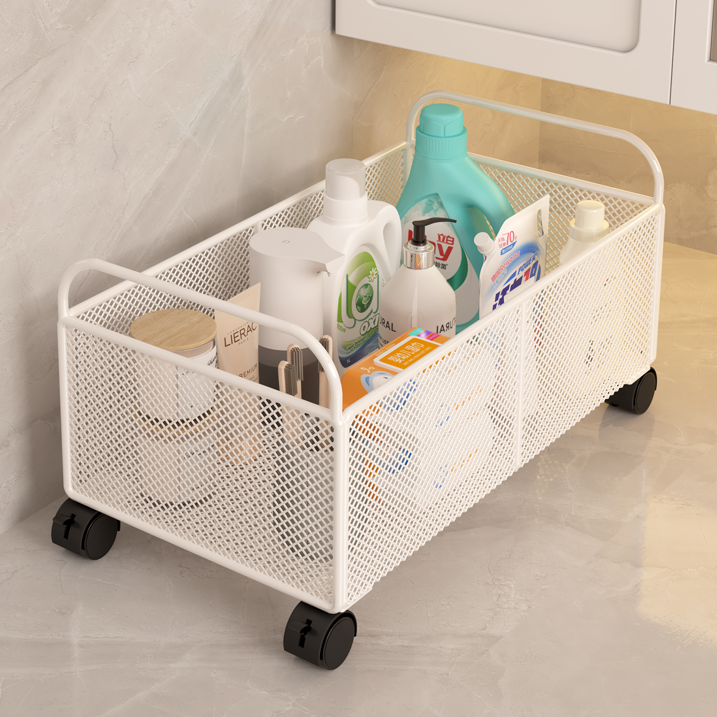 浴室柜下置物架可移动收纳柜