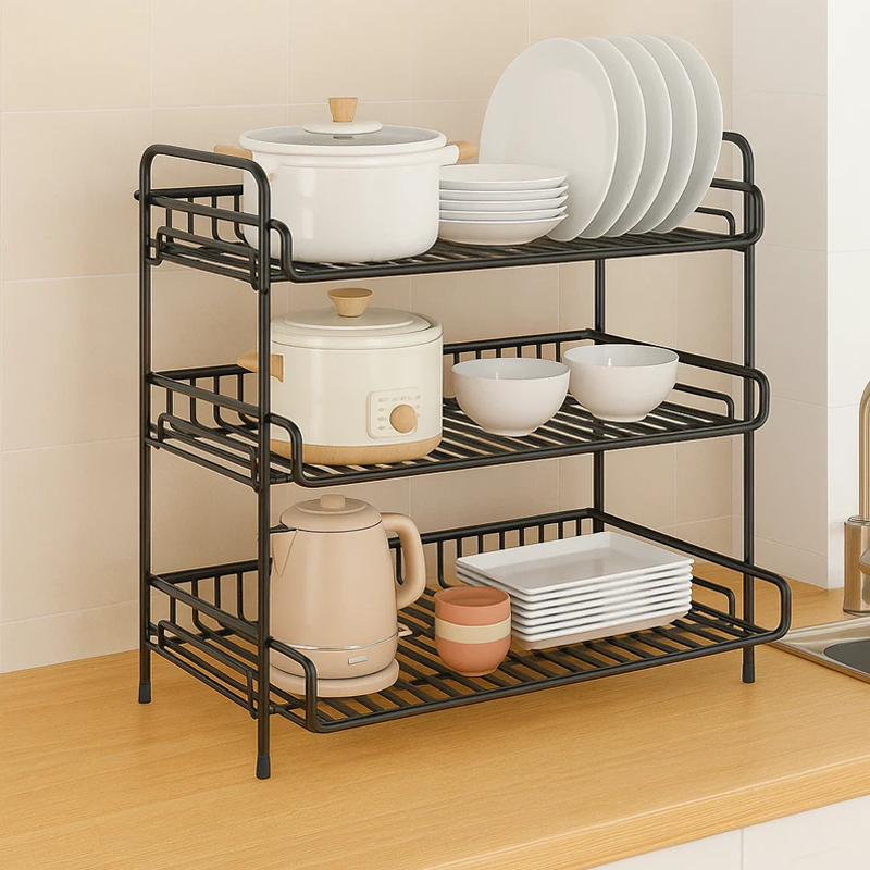 台面置物架多层厨房柜子储物柜