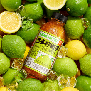 果子熟了多多柠檬茶夏日葡萄青柠荔枝味500ml瓶装果汁茶饮料