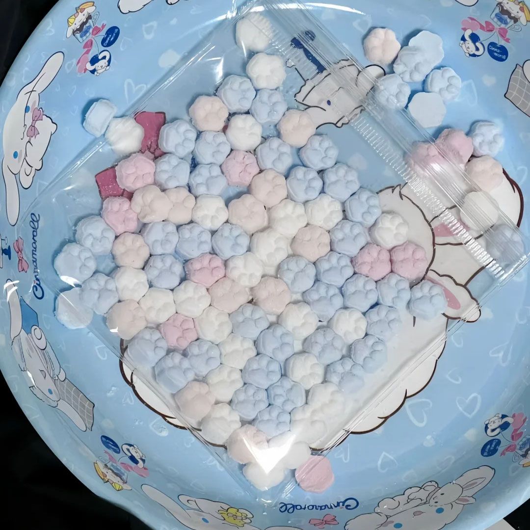 高颜值少女心MINI小鼻嘎可爱猫爪捏捏乐混色自制玩具DIY糖霜盒装