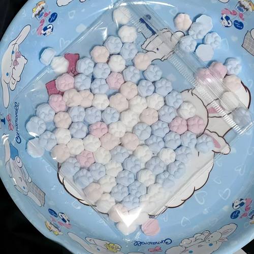 高颜值少女心MINI小鼻嘎可爱猫爪捏捏乐混色自制玩具DIY糖霜盒装