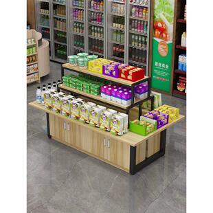 中岛展示台展示柜产品陈列货架化妆品展台样品超市堆头货柜展示架