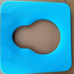 坐便板洗澡版吹塑板坐便椅配件圆形葫芦形带盖板赠送高低卡扣