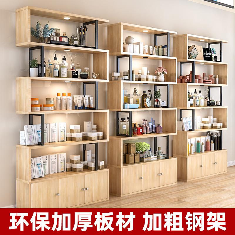 化妆品产品展示柜简约美发店陈列柜美容院柜子展示架发廊货架