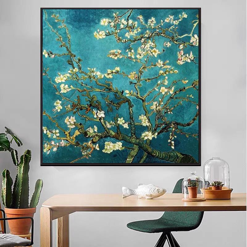 钻石画 画2025新款欧式梵高杏花手工5d点贴钻十字绣客厅饭厅卧室