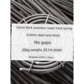 管道疏浚无缝16mm厚弹簧4.0mm厚钢丝加粗硬化电钻电锤疏浚机