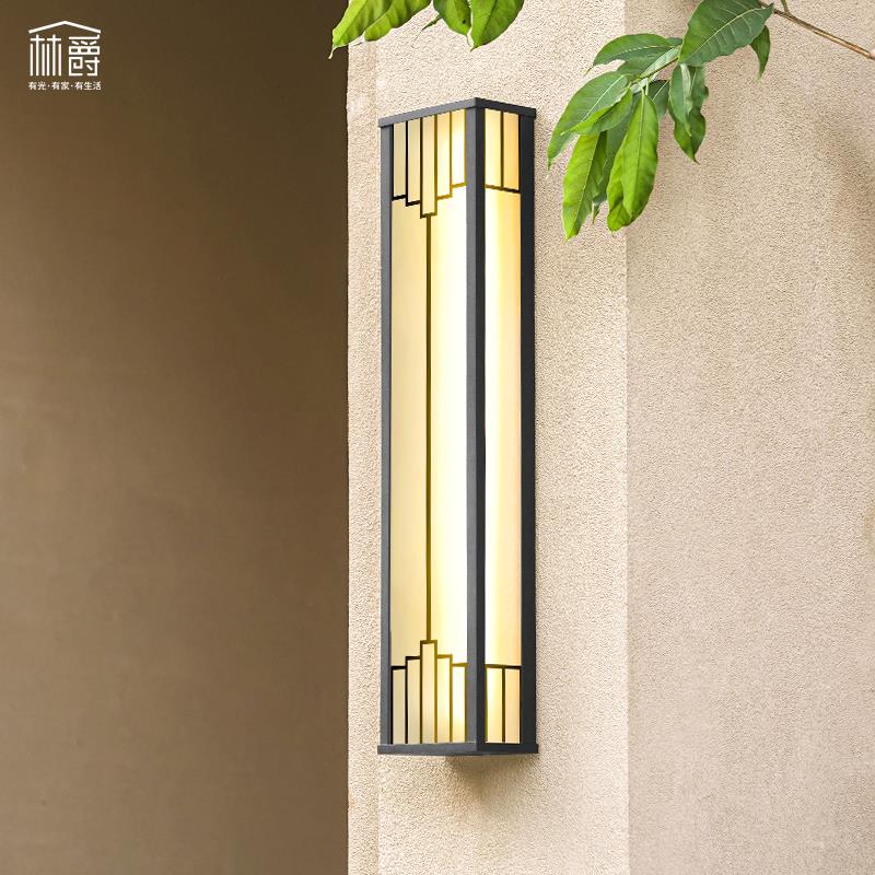 户外防水壁灯别墅庭院大门中式壁灯酒店大门灯太阳能免布线 线壁