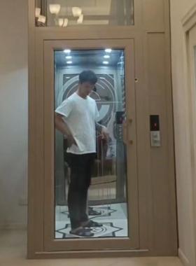 家用电梯二三四五六层室外室内别墅自建房复试液压式曳引式观光梯