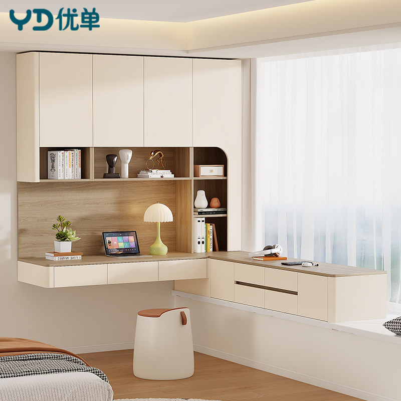 卧室飘窗书桌一体飘窗转角柜飘窗床头电脑置物柜2L68,住宅家具,飘窗柜,淘宝优惠券,粉丝福利购,淘宝优惠卷