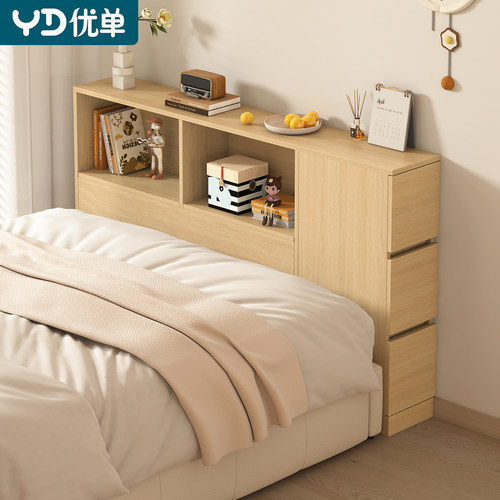 卧室床尾柜夹缝柜小型床边柜家用
