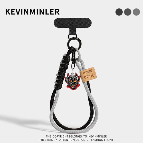 KEVINMINLER原创暗黑牛魔王手机挂绳包挂件钥匙扣高级感挂饰礼物