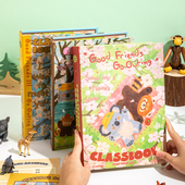 可爱动物同学录小学生六年级毕业纪念册女生高颜值不撞款 留言本