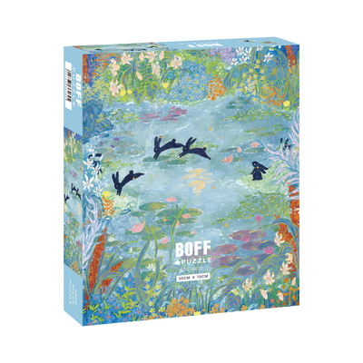 BOFF月塘生春草1000梦幻拼图成人高难度解压玩具女生情侣礼物潮玩