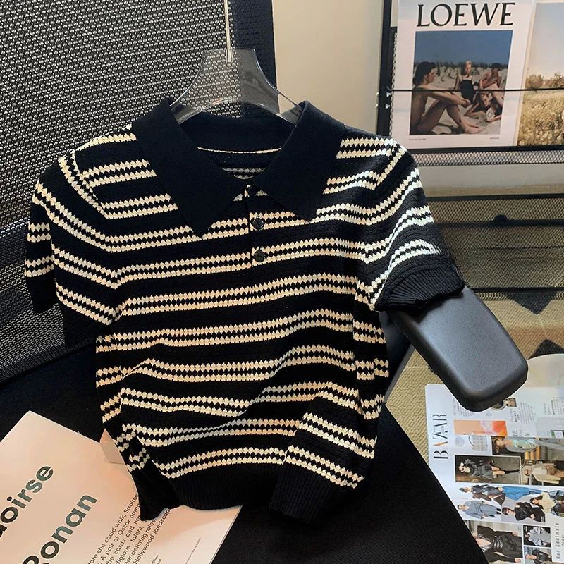 Loose fitting short sleeved casual T-shirt top宽松短袖上衣女