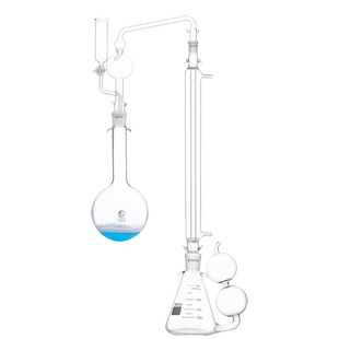 复合肥定氮蒸馏装置1000ml总氮定氮仪化肥肥料定氮仪尿素装置常量定氮仪器 总氮含量测定直形常量化肥定氮仪
