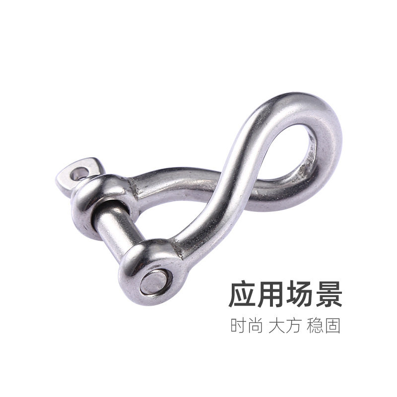 16扭体卸扣船用五金配件不锈钢弓型卸扣日式欧式扭体卸扣12mm,搬运/仓储/物流设备,起重机/吊车/吊机,淘宝优惠券,粉丝福利购,淘宝优惠卷