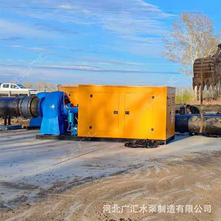 HW卧式混流泵150HW-5农用灌溉养殖抽水柴油机泵车 农田灌溉水泵