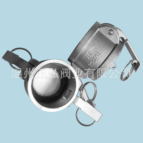 304不锈钢防尘盖  2.5寸快速接头DC型  DN65扳把式快装接头阴端