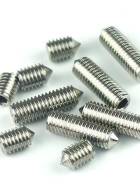 M6不锈钢201内六角紧定螺钉gb78止负螺丝DIN914机米