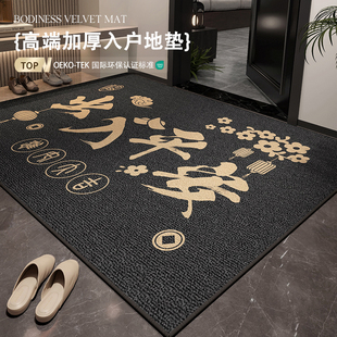 出入平安入户门口地毯高级感轻奢进门地垫耐脏入户门脚垫入门门垫
