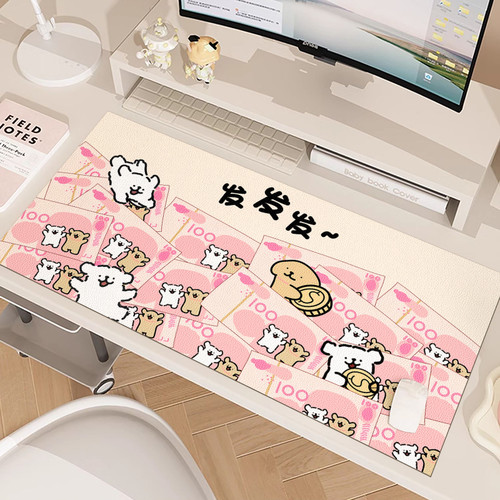 卡通小狗发发发可爱电脑键盘垫