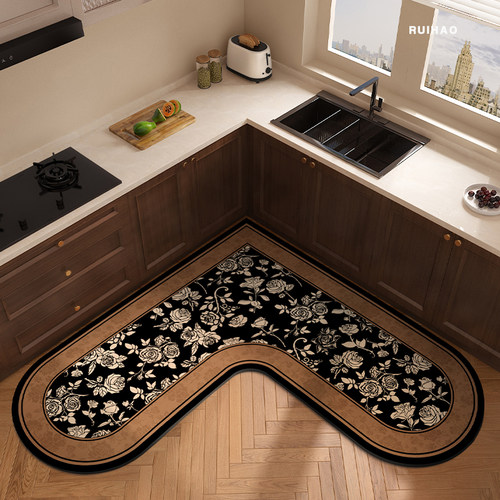 厨房地垫地毯防水防油耐脏易清理