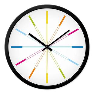 摩门挂钟客厅创意卧室静音家里用现代时尚简约时钟石英钟表挂表