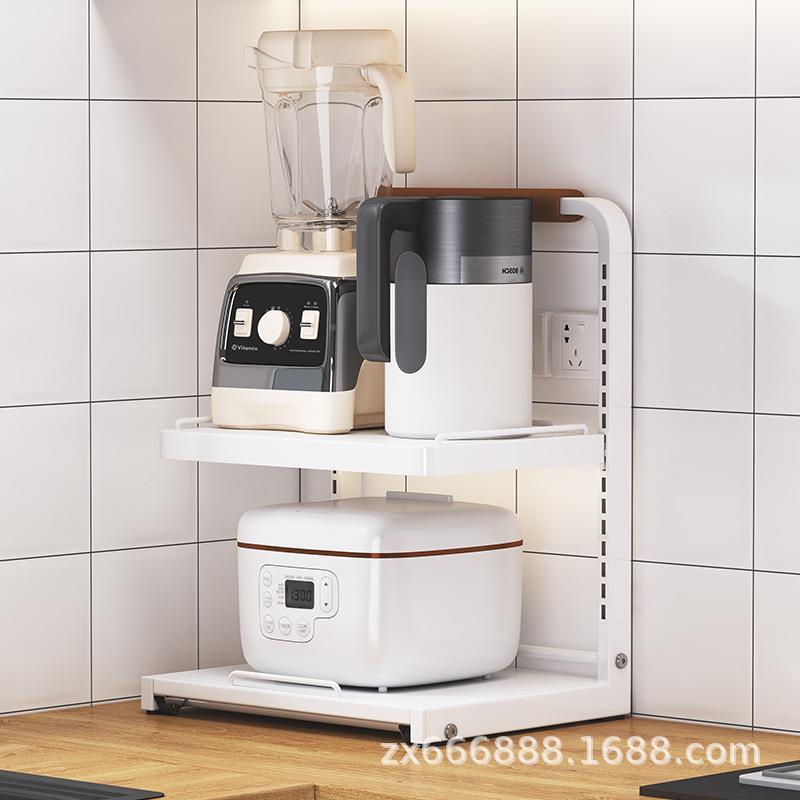 饭煲置物小架可抽拉式电节家用zx231116电器架子可调空气炸锅分层