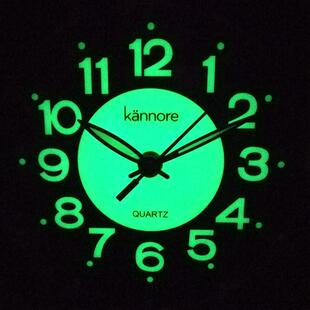 创意静音夜光老人大字床头钟 钟卧室床头座钟挂钟学生书桌个性石