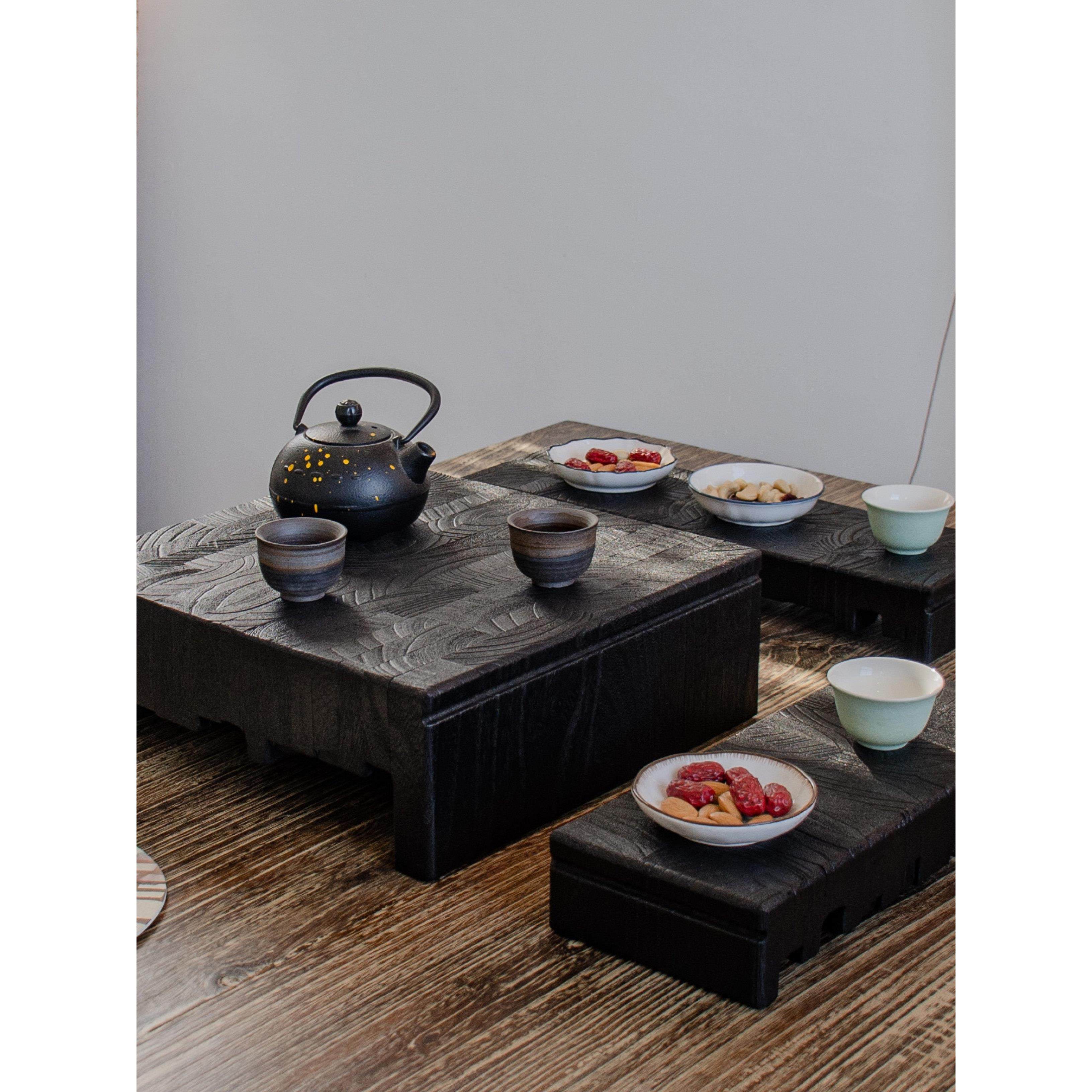 实木茶盘入口钥匙储物盘珠宝陈列储物底座花瓶装饰架鱼缸桌