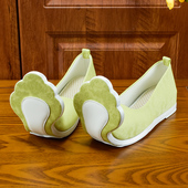 锦袍仙古装 古风战国袍明制 登云履弓鞋 汉服鞋 子女增高翘头履复原款