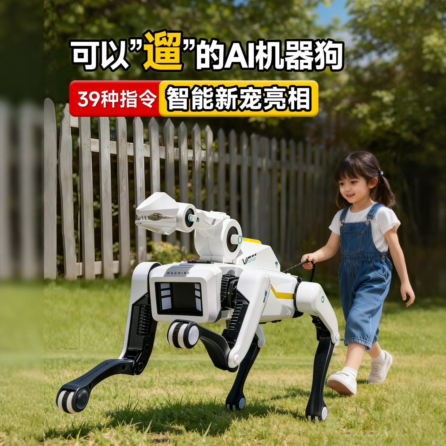 智能机器狗2026新款机器人电动儿童玩具男孩生日礼物编程机械遥控,玩具/童车/益智/积木/模型,电动/遥控动物/人物,淘宝优惠券,粉丝福利购,淘宝优惠卷