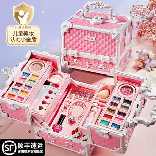 儿童化妆品彩妆套装正品全套小女孩指甲油玩具大礼盒公主生日礼物