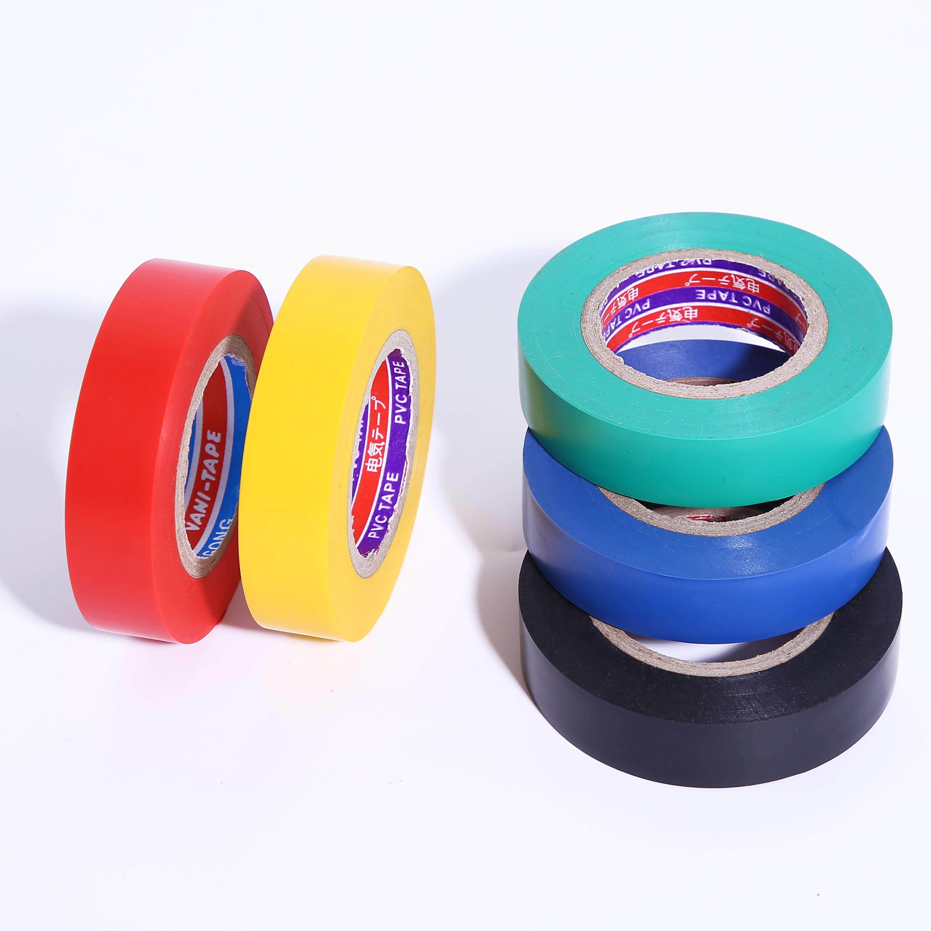 新品电工胶带pvc防水绝缘胶带超粘超薄阻燃电工胶布汽车线束胶带3