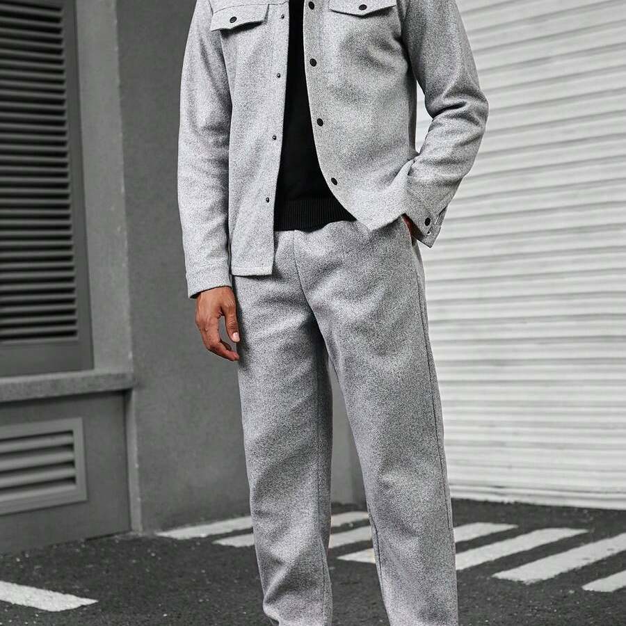 美式潮流时尚西装风套装