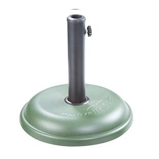 16KG太阳伞底坐水泥伞座树脂圆形带轮子中柱伞底座户外遮阳伞承重