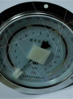 。0.415级 轴向带边精密标准压力表 yb0mm-150zt mpa60压力