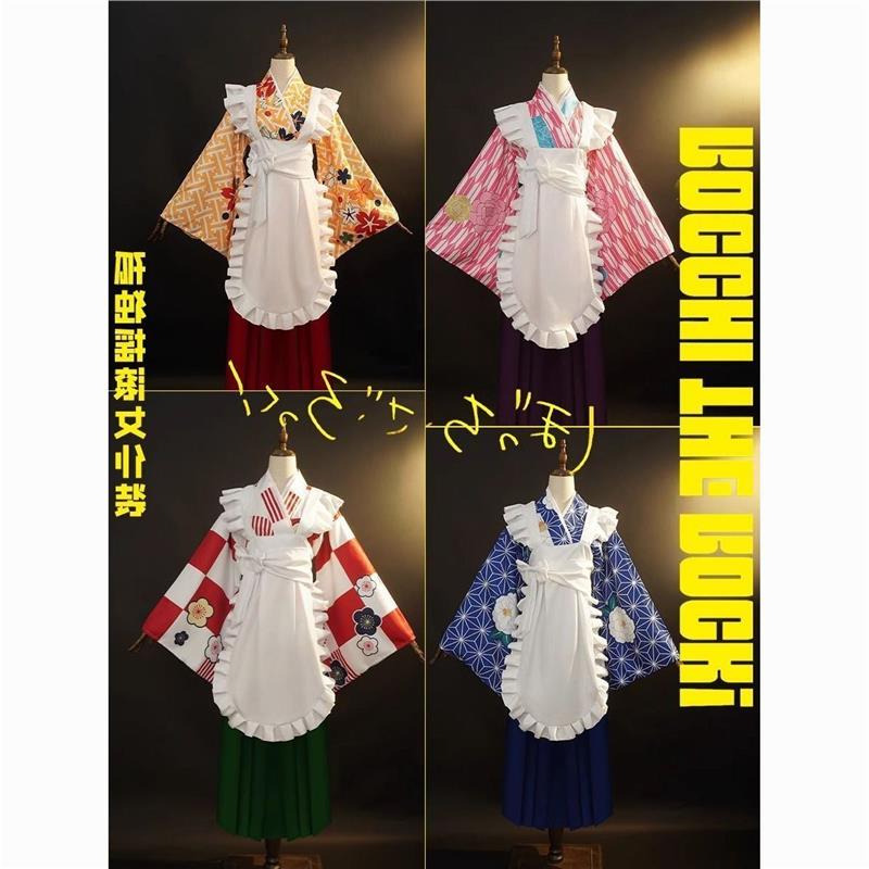孤独摇滚cosplay后藤独女仆山田凉衣服cos波奇酱女大正服务员全套