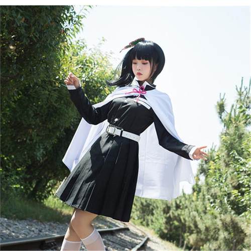 万圣节鬼灭之刃cos栗花落香奈乎鬼杀队队服动漫cosplay万圣节装漫
