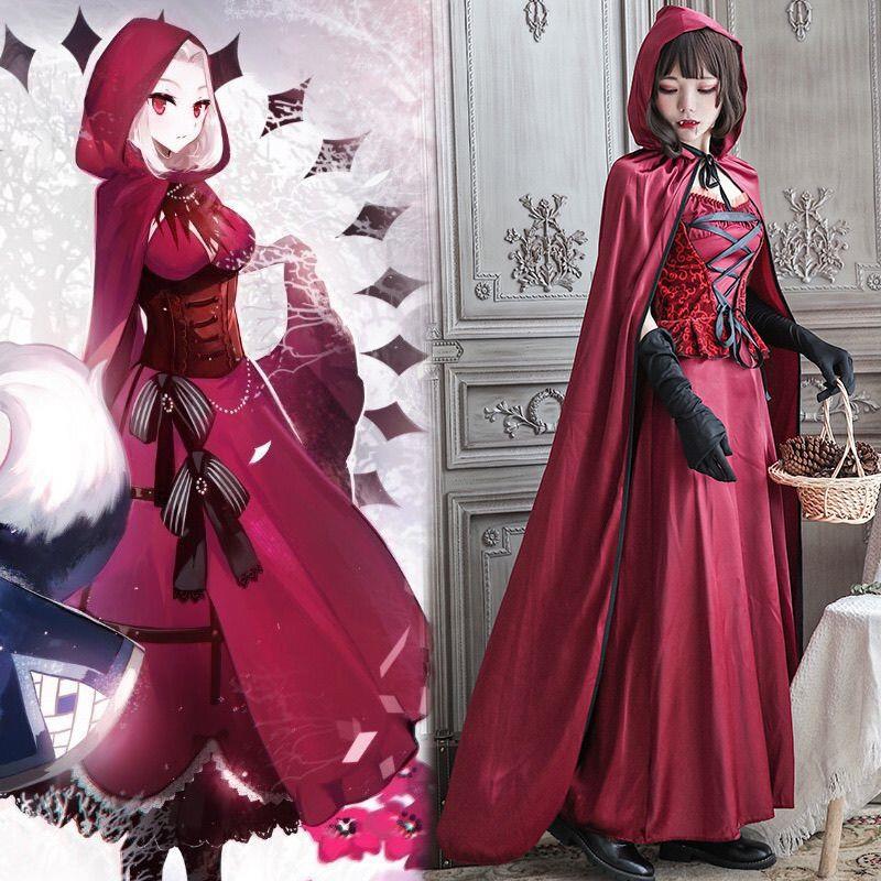 万圣节服装小红帽cos女巫成人角色扮演吸血鬼公主表演套装个性
