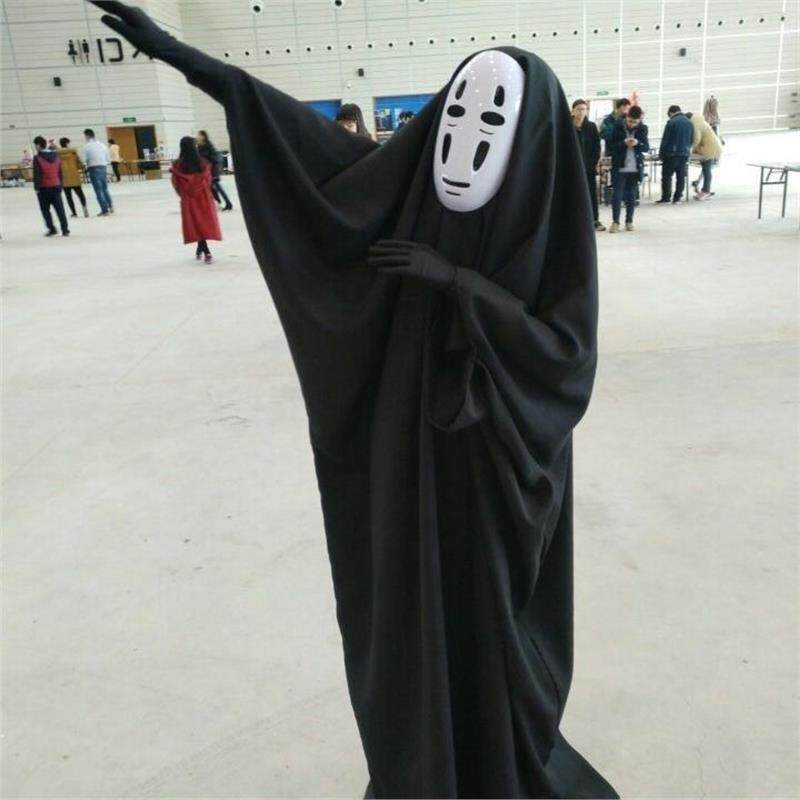 千与千寻cos 千与千寻无脸男 cosplay服装 衣服 面具 手套 全套