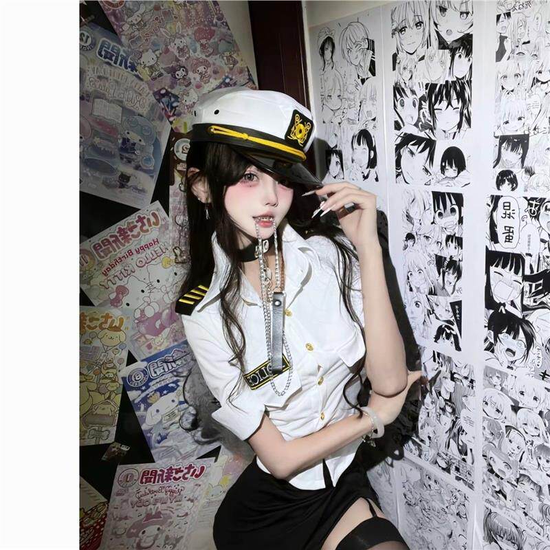 少女暴君~韩系御姐制服酷飒女警造型cos网红爆款变装角色扮演
