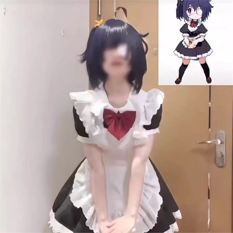万圣节六花cos女仆装中二病也要谈恋爱小鸟游六花服女仆套装cospl