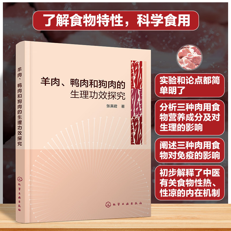 羊肉、鸭肉和狗肉的生理功效探究 - 实物图