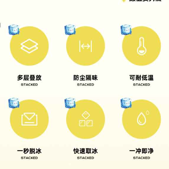食品级无异味抹茶绿冰格套装