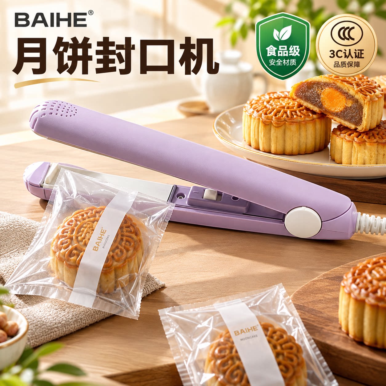 【3C认证】月饼封口机加热夹图片