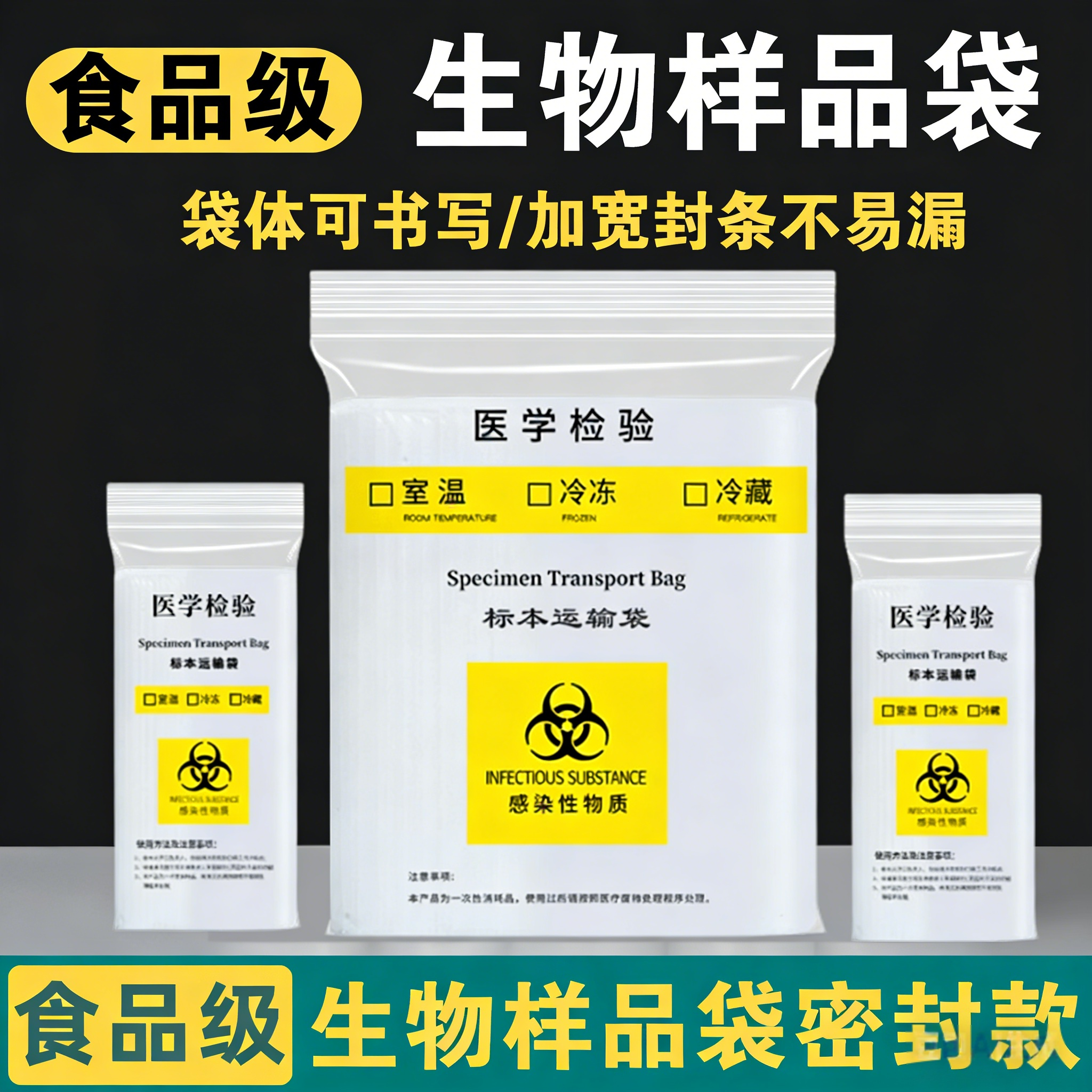 生物样品袋食品级可冷冻保鲜袋